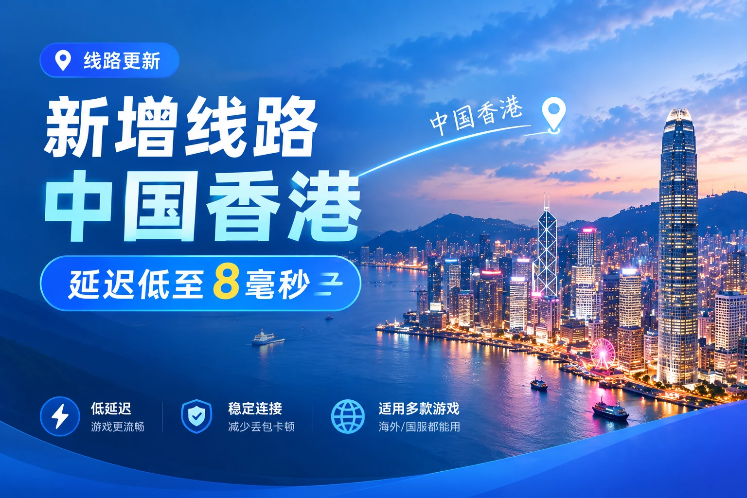 Solo加速器新增中国香港线路